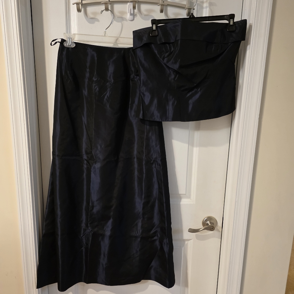 Vera Wang Formal Silk Skirt Set Size Small